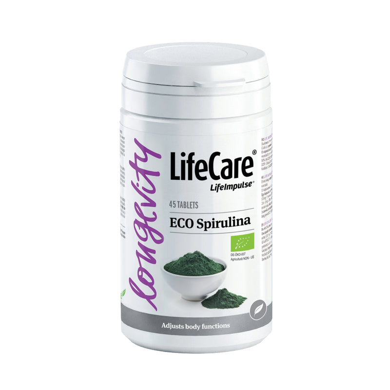 Ecological spirulina, 60% vegetable protein